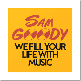 Sam Goody Retro Defunct Music Store Posters and Art